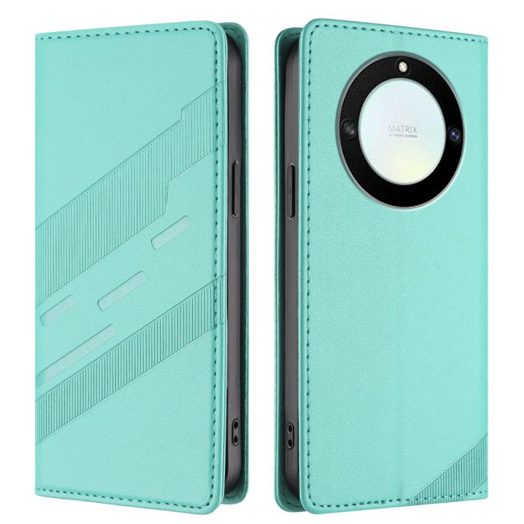 For Honor X40 / X9a / Magic5 Lite Embossed Multi-functional Wallet Retro Leather Phone Case