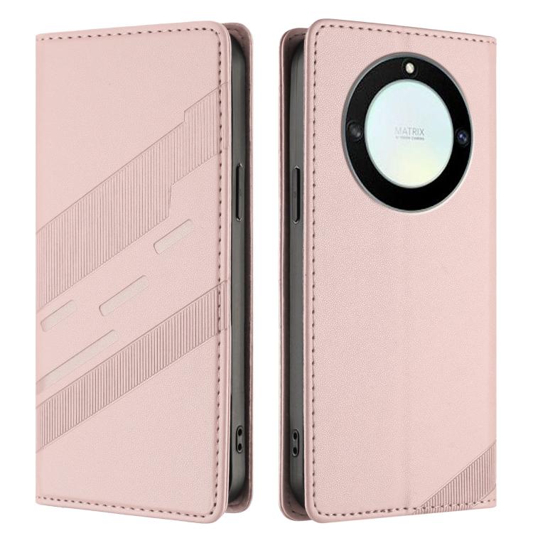 For Honor X40 / X9a / Magic5 Lite Embossed Multi-functional Wallet Retro Leather Phone Case