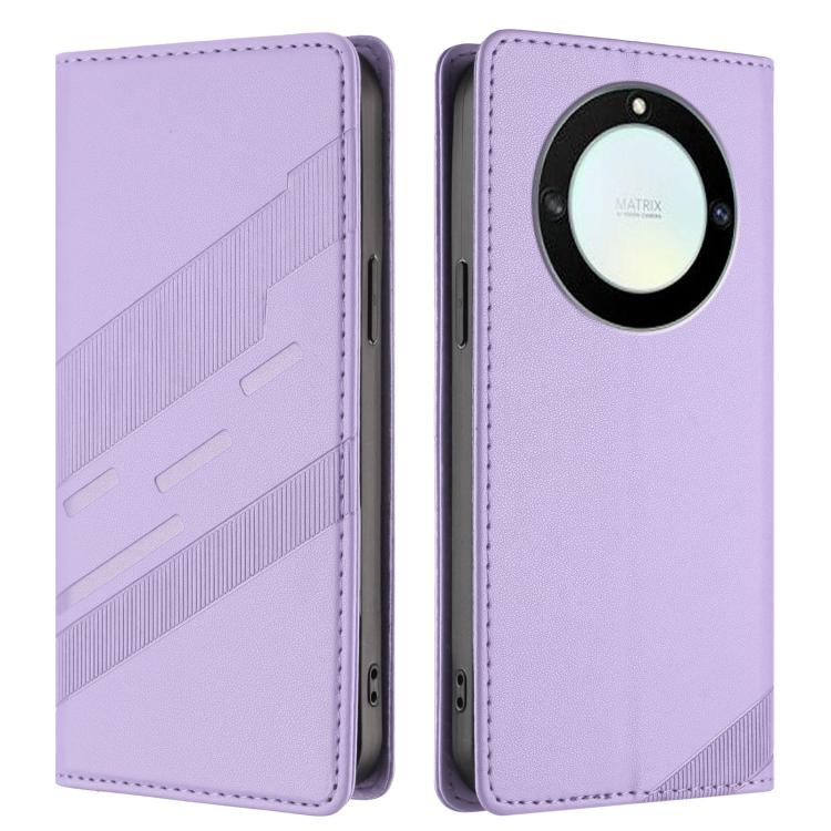 For Honor X40 / X9a / Magic5 Lite Embossed Multi-functional Wallet Retro Leather Phone Case