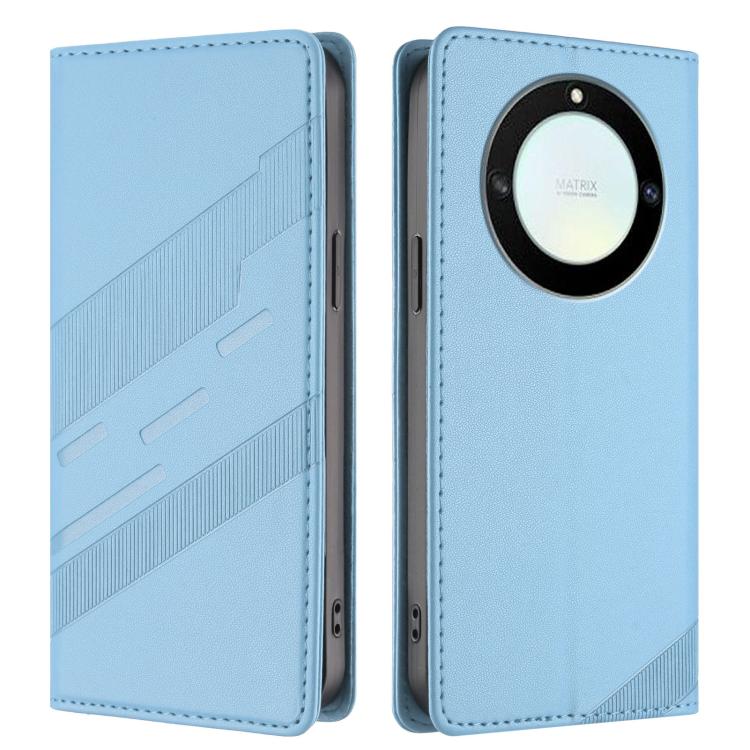 For Honor X40 / X9a / Magic5 Lite Embossed Multi-functional Wallet Retro Leather Phone Case