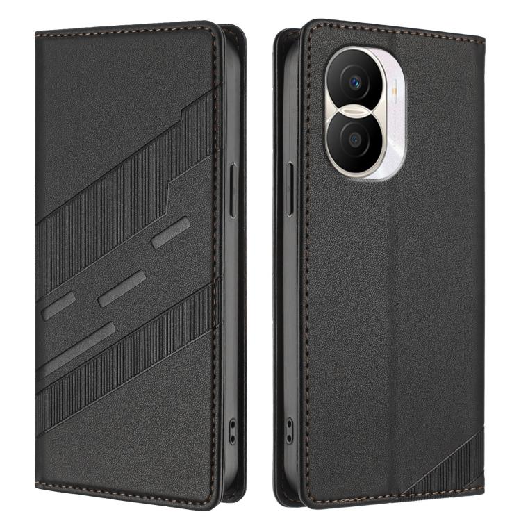 For Honor X40i Embossed Multi-functional Wallet Retro Leather Phone Case