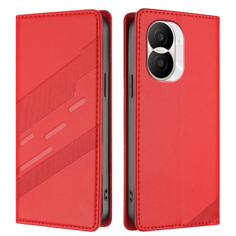 For Honor X40i Embossed Multi-functional Wallet Retro Leather Phone Case