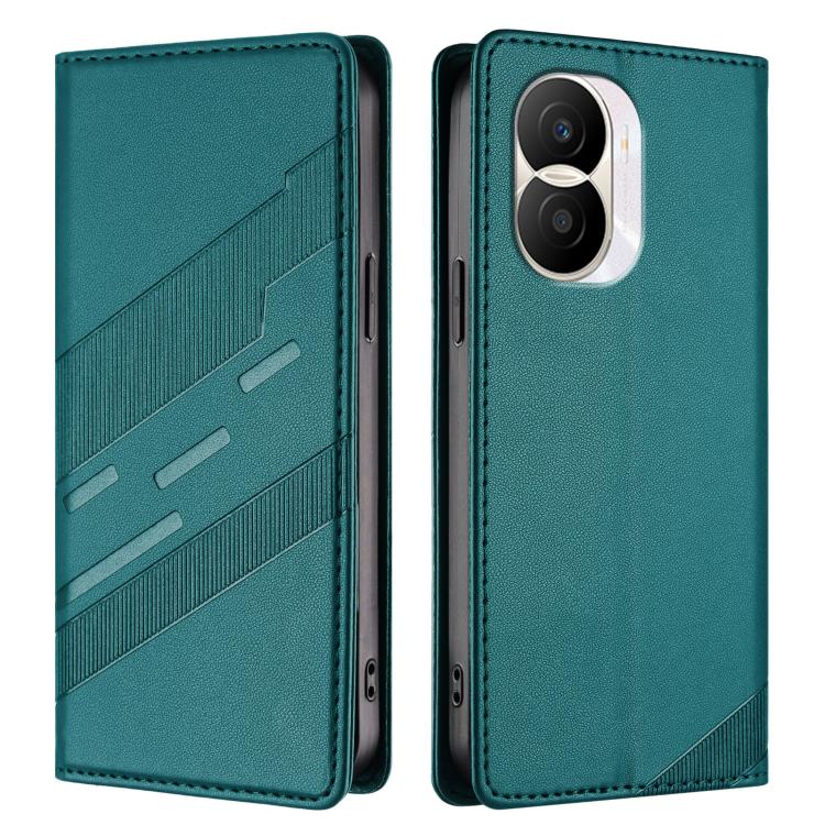 For Honor X40i Embossed Multi-functional Wallet Retro Leather Phone Case
