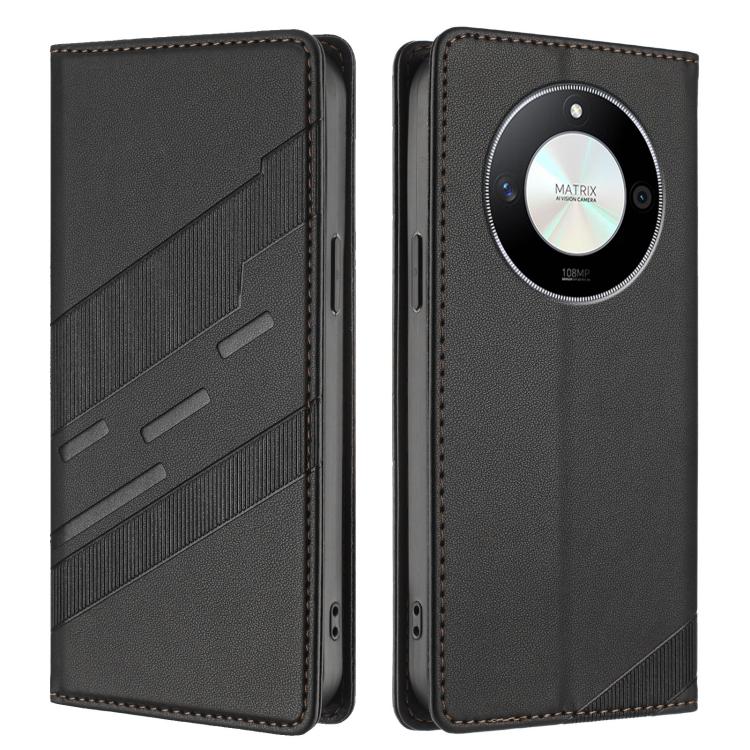 For Honor Magic6 Lite / X9b 5G Embossed Multi-functional Wallet Retro Leather Phone Case