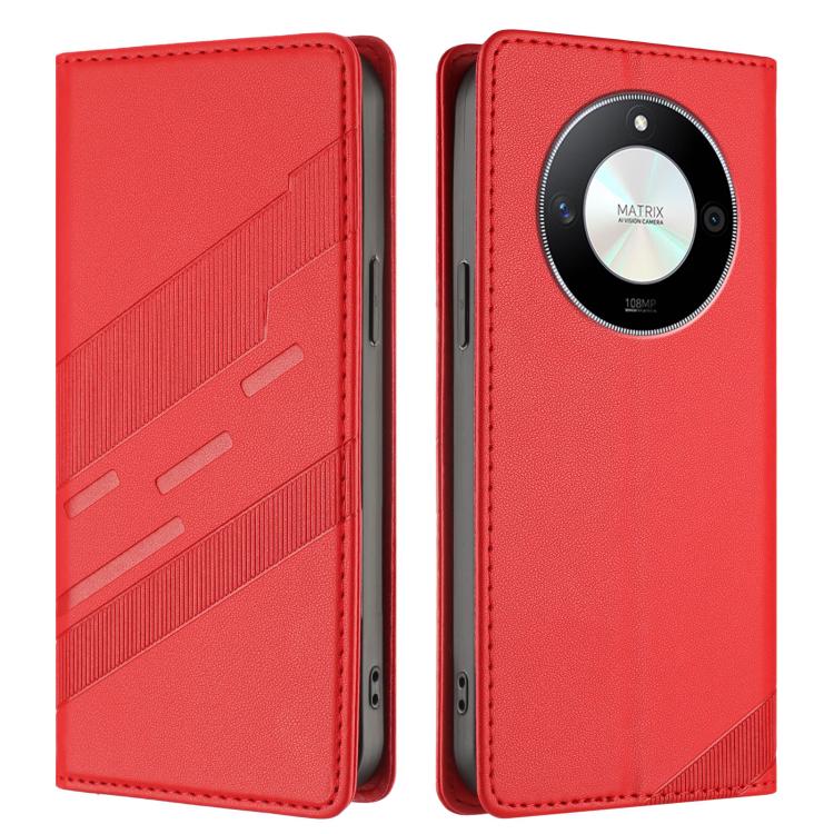 For Honor Magic6 Lite / X9b 5G Embossed Multi-functional Wallet Retro Leather Phone Case