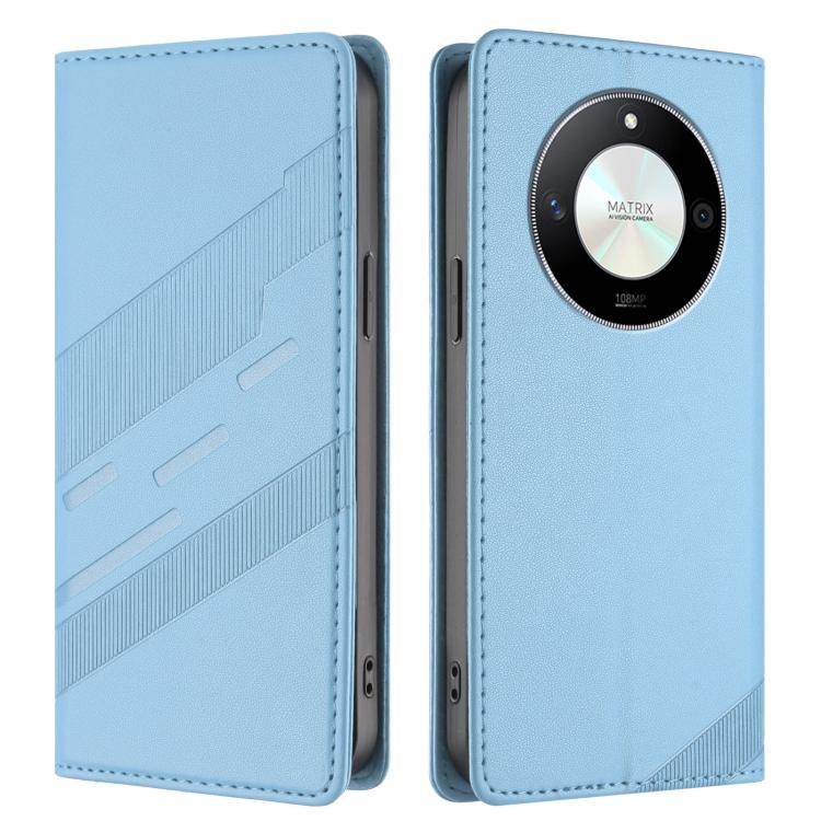 For Honor Magic6 Lite / X9b 5G Embossed Multi-functional Wallet Retro Leather Phone Case