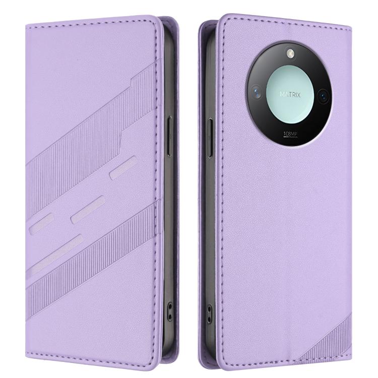 For Honor X9c Smart Embossed Multi-functional Wallet Retro Leather Phone Case