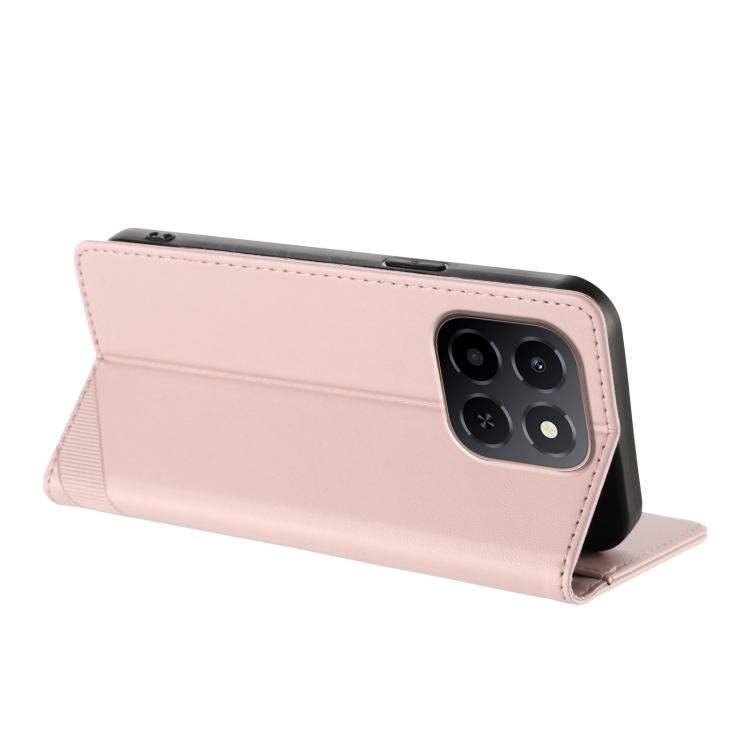 For Honor X6c Embossed Multi-functional Wallet Retro Leather Phone Case