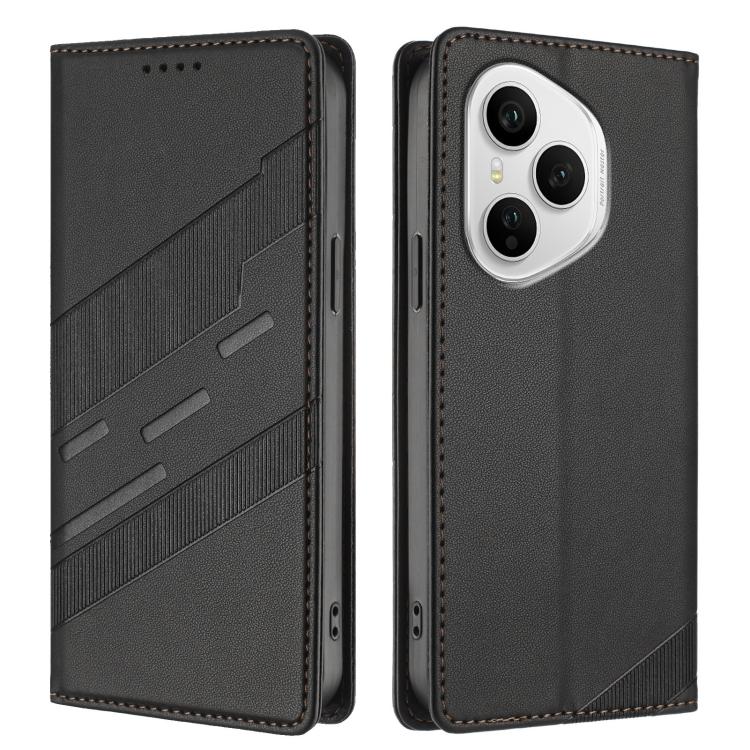 For Honor 400 Pro Global 160.8mm Embossed Multi-functional Wallet Retro Leather Phone Case
