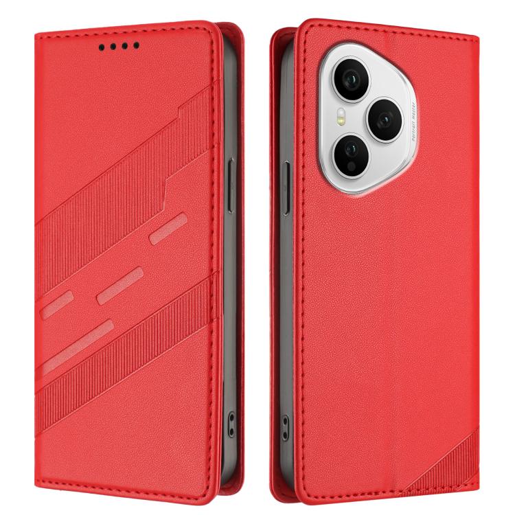 For Honor 400 Pro Global 160.8mm Embossed Multi-functional Wallet Retro Leather Phone Case