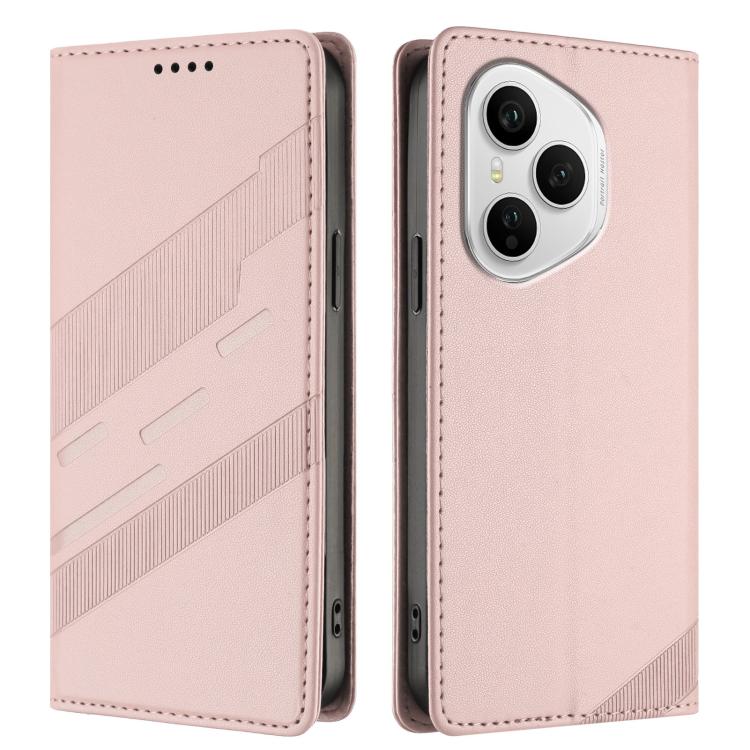 For Honor 400 Pro Global 160.8mm Embossed Multi-functional Wallet Retro Leather Phone Case