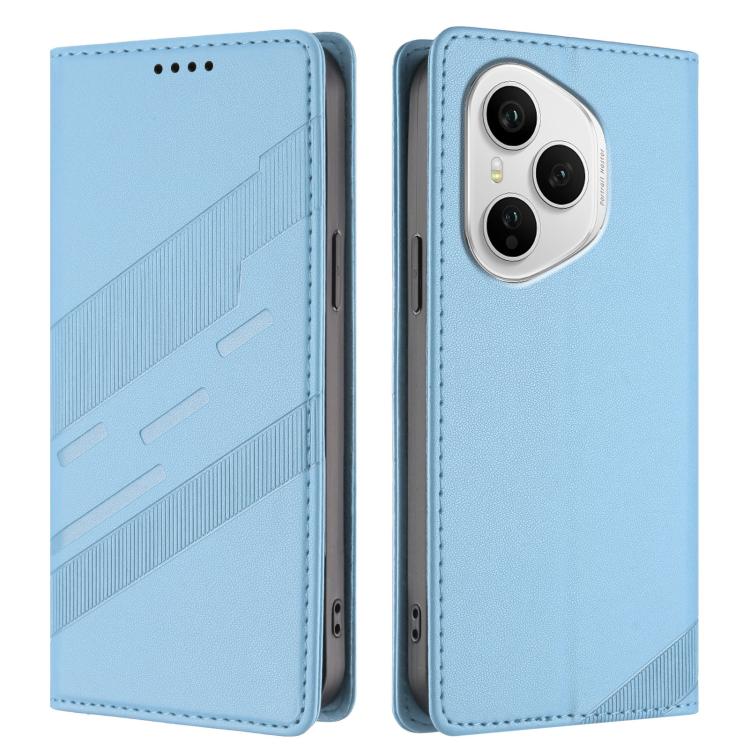 For Honor 400 Pro Global 160.8mm Embossed Multi-functional Wallet Retro Leather Phone Case