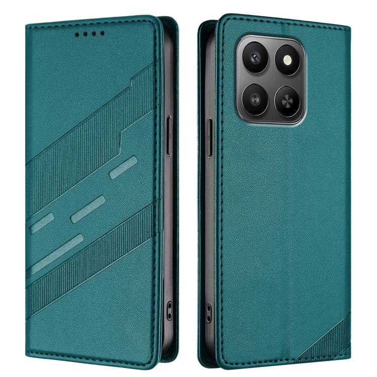 For Honor 400 Smart 5G Embossed Multi-functional Wallet Retro Leather Phone Case