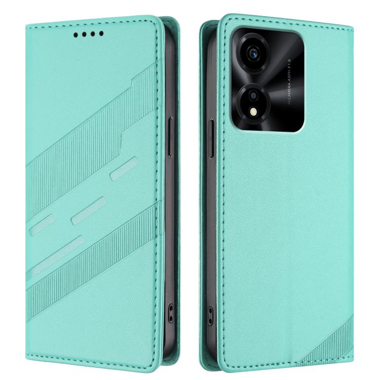 For Honor X5c Plus Embossed Multi-functional Wallet Retro Leather Phone Case