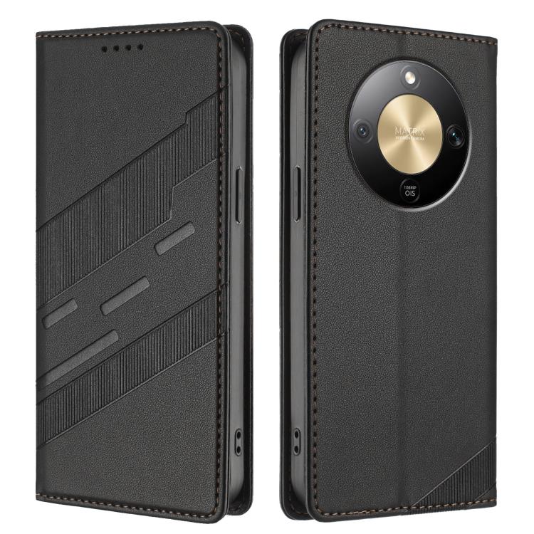 For Honor X9d / X70 5G / Magic8 Lite Embossed Multi-functional Wallet Retro Leather Phone Case