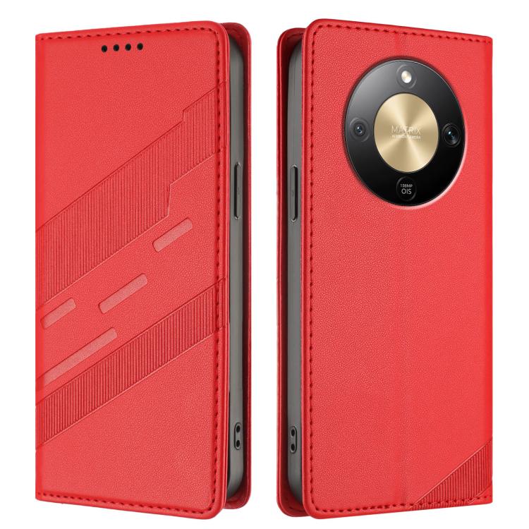 For Honor X9d / X70 5G / Magic8 Lite Embossed Multi-functional Wallet Retro Leather Phone Case