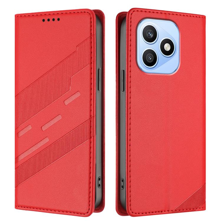 For Honor X8d 4G Global Embossed Multi-functional Wallet Retro Leather Phone Case