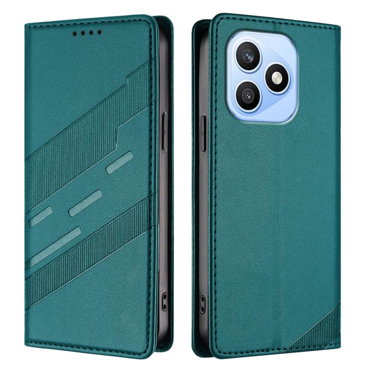 For Honor X8d 4G Global Embossed Multi-functional Wallet Retro Leather Phone Case