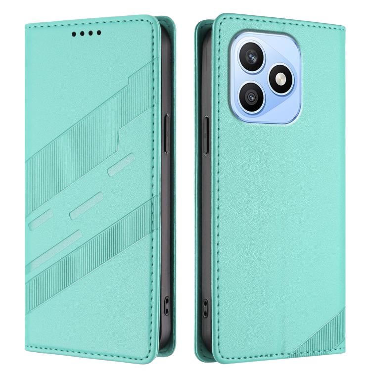 For Honor X8d 4G Global Embossed Multi-functional Wallet Retro Leather Phone Case