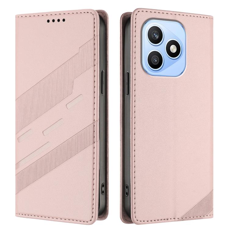 For Honor X8d 4G Global Embossed Multi-functional Wallet Retro Leather Phone Case
