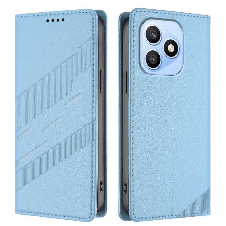 For Honor X8d 4G Global Embossed Multi-functional Wallet Retro Leather Phone Case