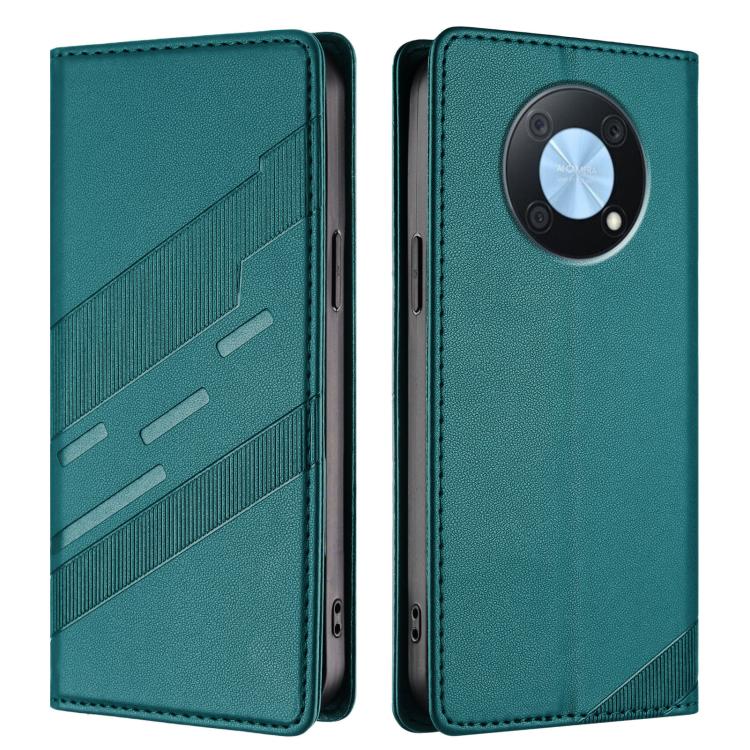 For Huawei Enjoy 50 Pro / nova Y90 Embossed Multi-functional Wallet Retro Leather Phone Case