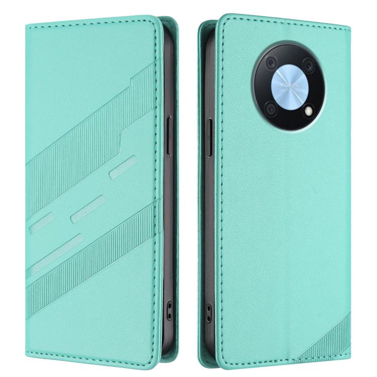 For Huawei Enjoy 50 Pro / nova Y90 Embossed Multi-functional Wallet Retro Leather Phone Case