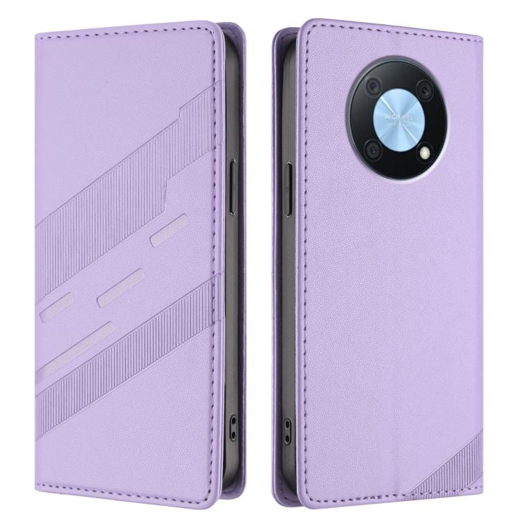 For Huawei Enjoy 50 Pro / nova Y90 Embossed Multi-functional Wallet Retro Leather Phone Case