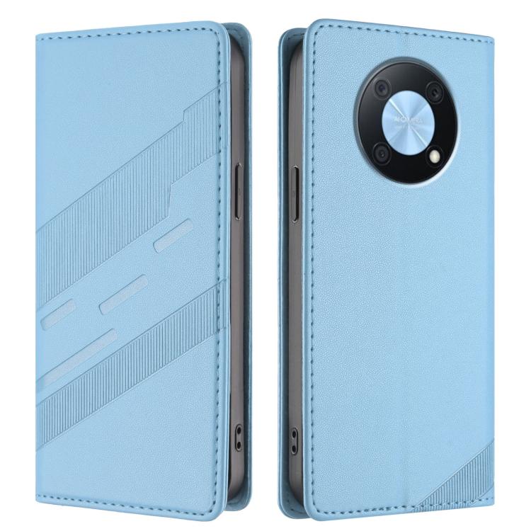 For Huawei Enjoy 50 Pro / nova Y90 Embossed Multi-functional Wallet Retro Leather Phone Case