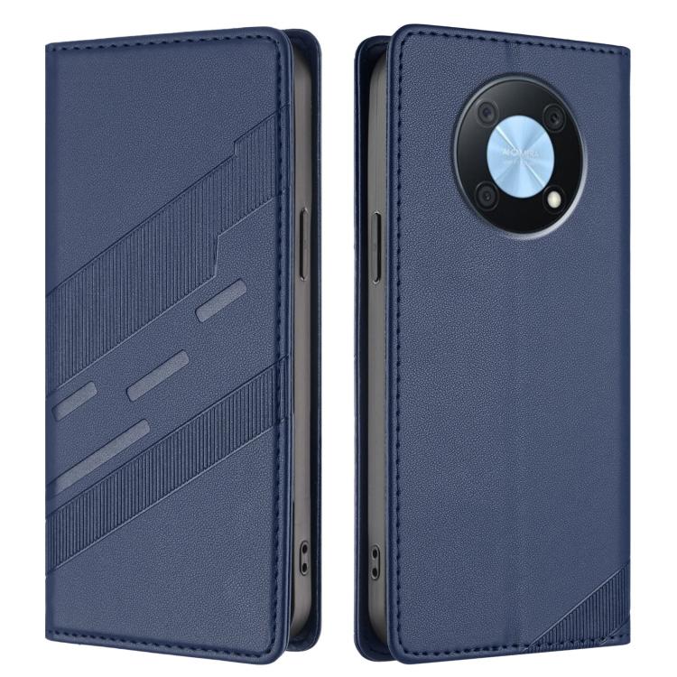 For Huawei Enjoy 50 Pro / nova Y90 Embossed Multi-functional Wallet Retro Leather Phone Case