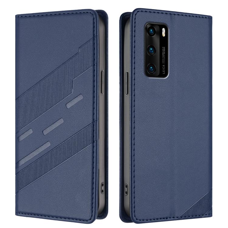 For Huawei P40 Embossed Multi-functional Wallet Retro Leather Phone Case