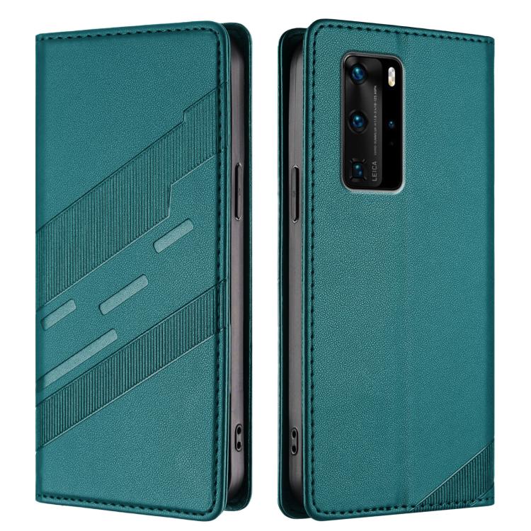 For Huawei P40 Pro Embossed Multi-functional Wallet Retro Leather Phone Case