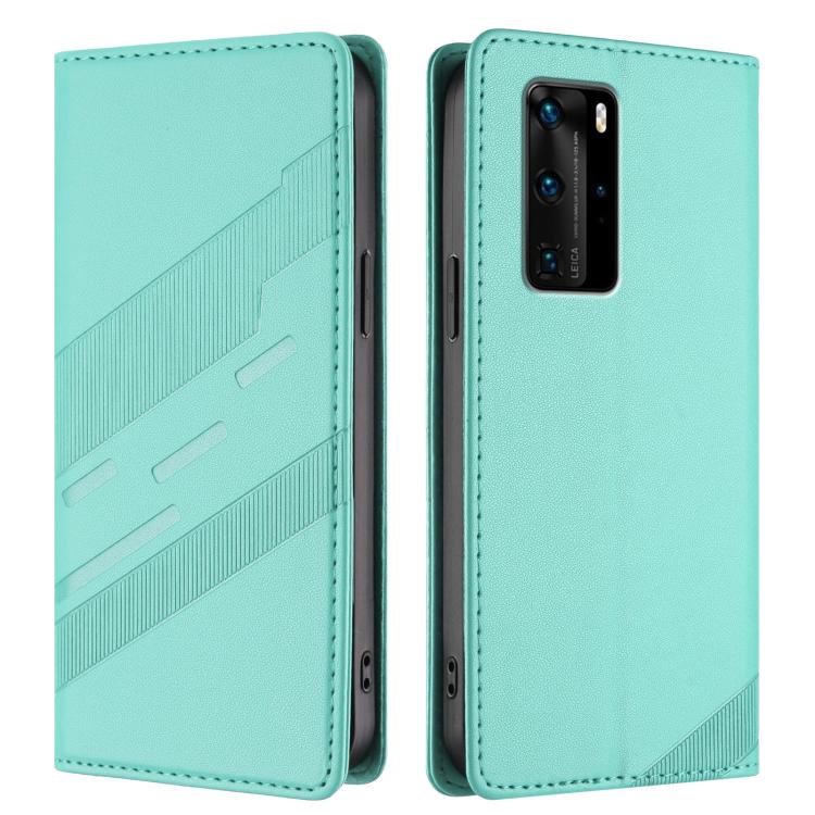 For Huawei P40 Pro Embossed Multi-functional Wallet Retro Leather Phone Case