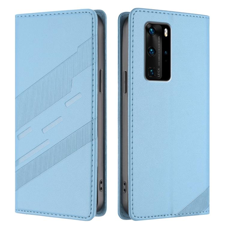 For Huawei P40 Pro Embossed Multi-functional Wallet Retro Leather Phone Case