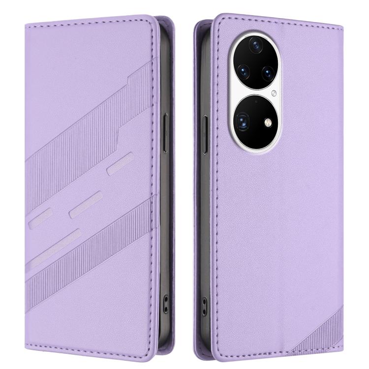 For Huawei P50 Pro Embossed Multi-functional Wallet Retro Leather Phone Case