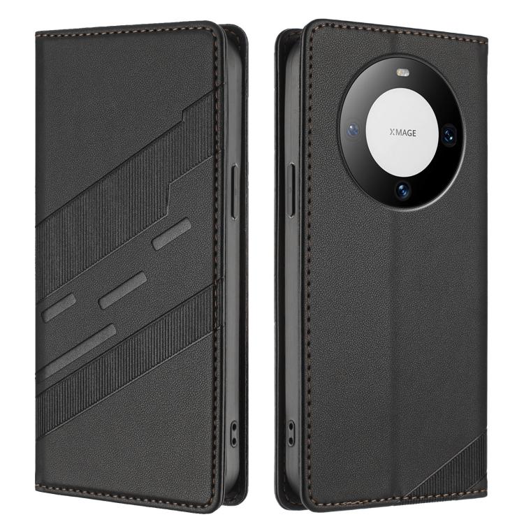 For Huawei Mate 60 Embossed Multi-functional Wallet Retro Leather Phone Case