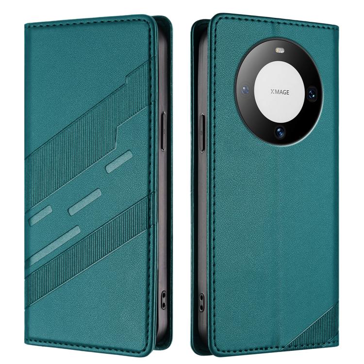 For Huawei Mate 60 Embossed Multi-functional Wallet Retro Leather Phone Case