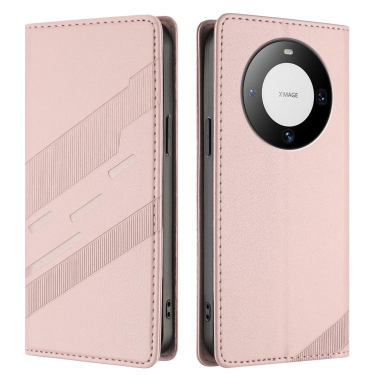 For Huawei Mate 60 Embossed Multi-functional Wallet Retro Leather Phone Case