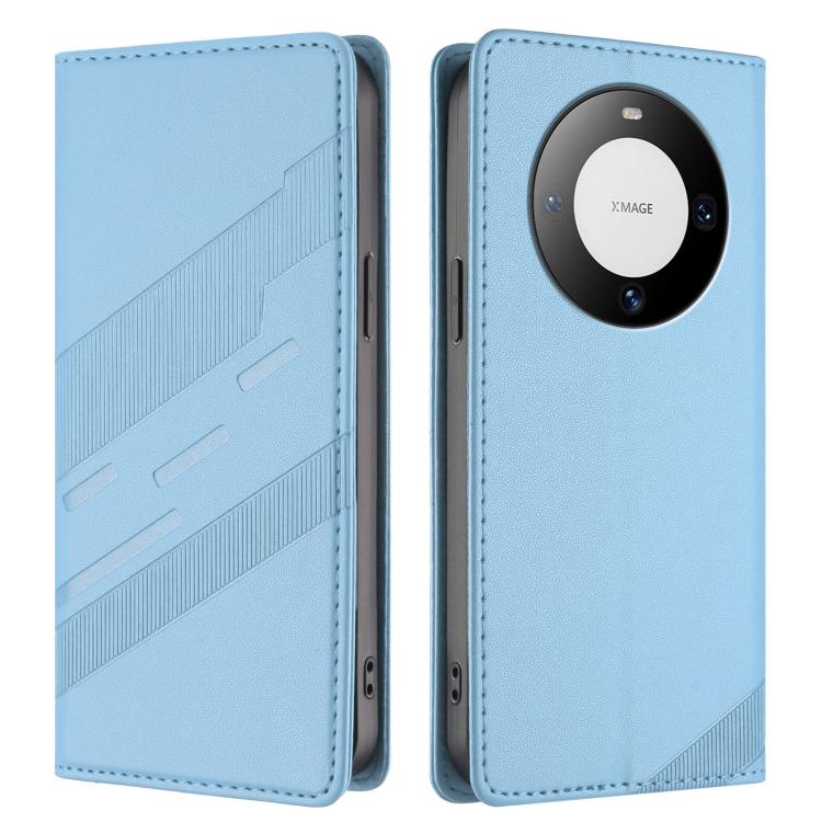 For Huawei Mate 60 Embossed Multi-functional Wallet Retro Leather Phone Case