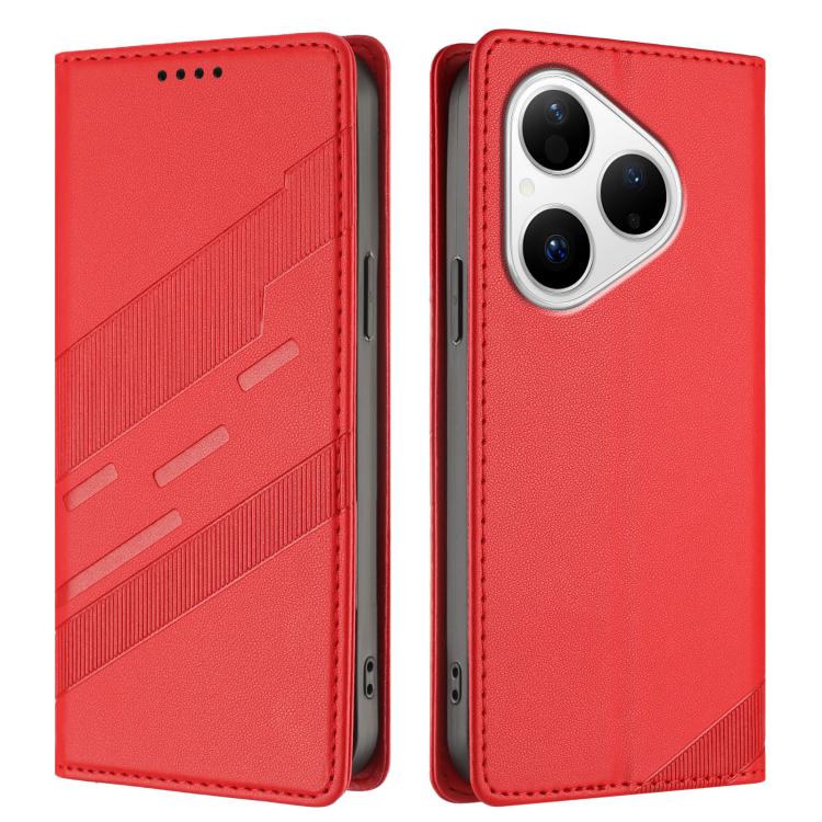 For Huawei Pura 80 Embossed Multi-functional Wallet Retro Leather Phone Case