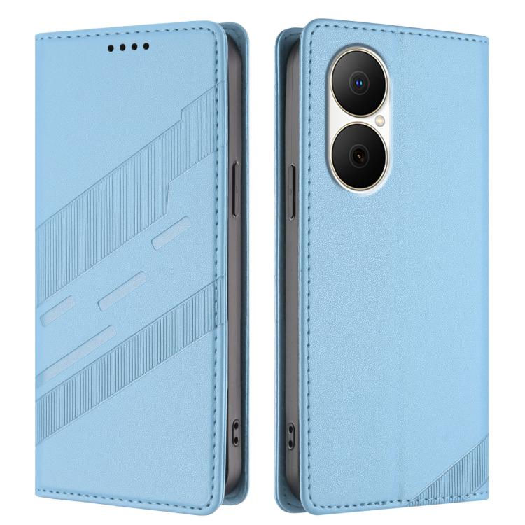 For Huawei Enjoy 80 4G Embossed Multi-functional Wallet Retro Leather Phone Case