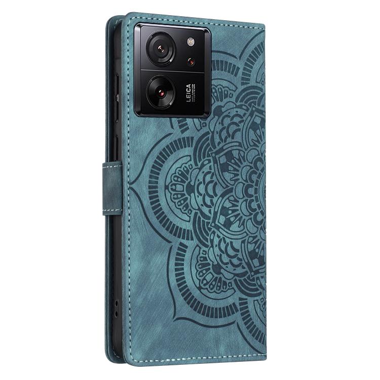 For Xiaomi 13T / 13T Pro Mandala Embossed Retro Frosted Leather Phone Case