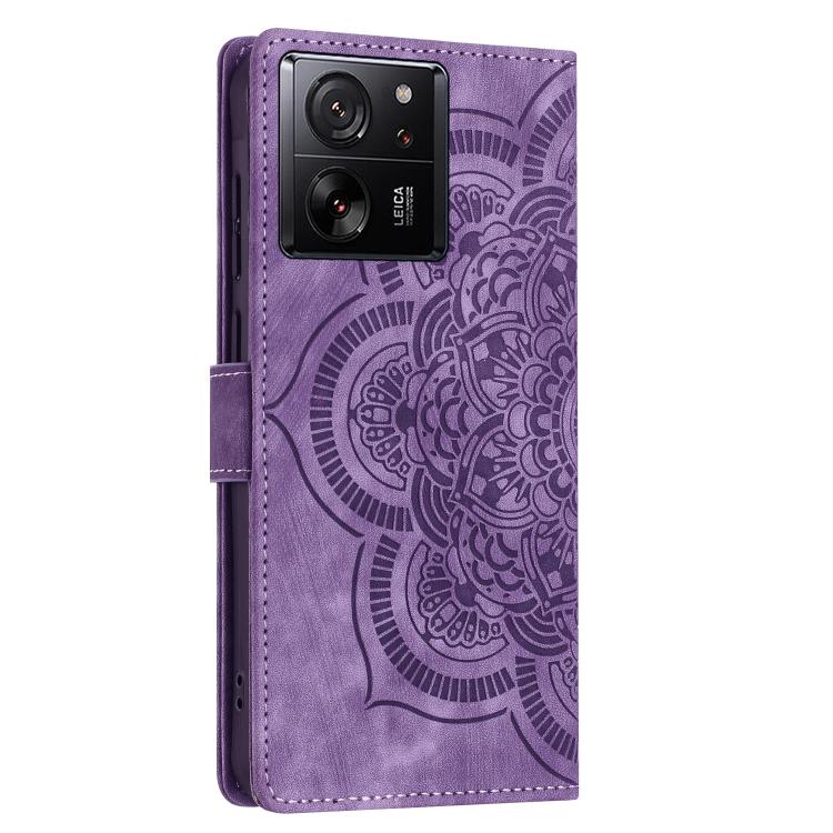 For Xiaomi 13T / 13T Pro Mandala Embossed Retro Frosted Leather Phone Case