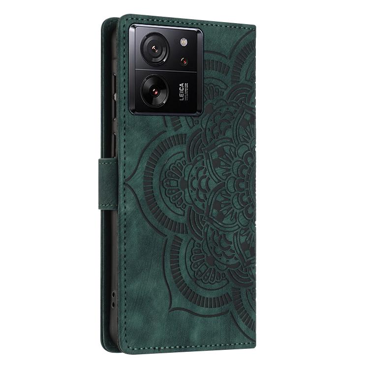 For Xiaomi 13T / 13T Pro Mandala Embossed Retro Frosted Leather Phone Case