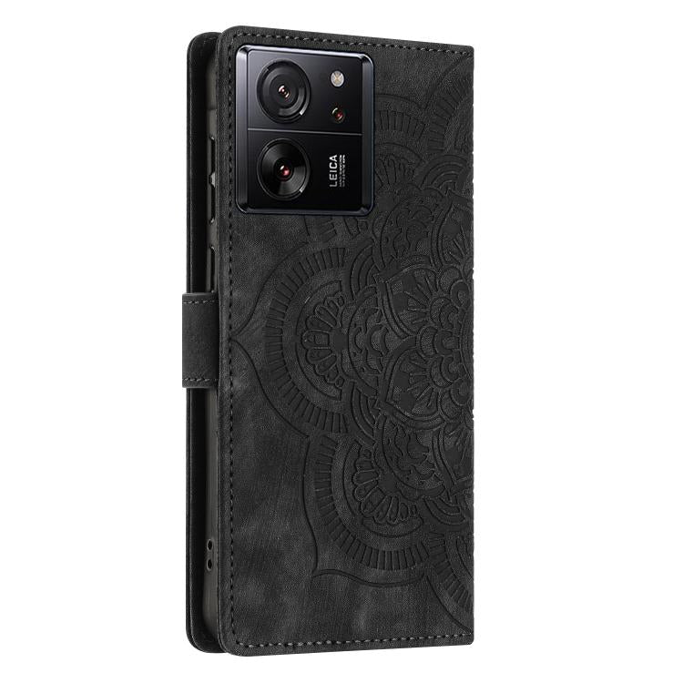 For Xiaomi 13T / 13T Pro Mandala Embossed Retro Frosted Leather Phone Case