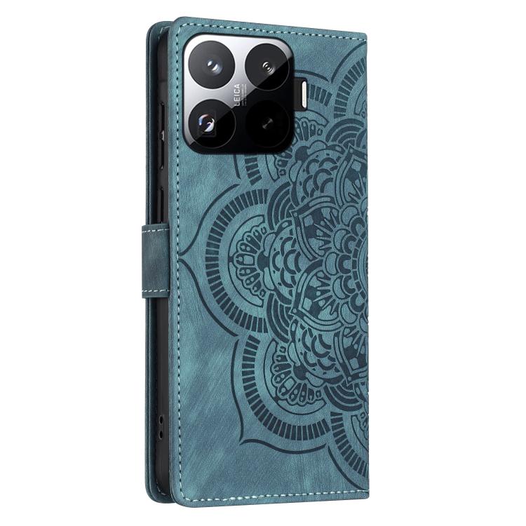 For Xiaomi 15T Pro 5G Mandala Embossed Retro Frosted Leather Phone Case