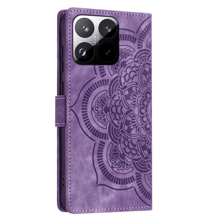 For Xiaomi 15T 5G Mandala Embossed Retro Frosted Leather Phone Case