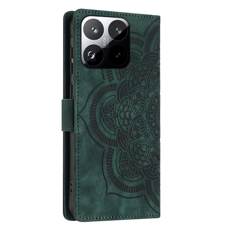 For Xiaomi 15T 5G Mandala Embossed Retro Frosted Leather Phone Case