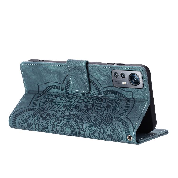 For Redmi Note 11S / 12S Mandala Embossed Retro Frosted Leather Phone Case