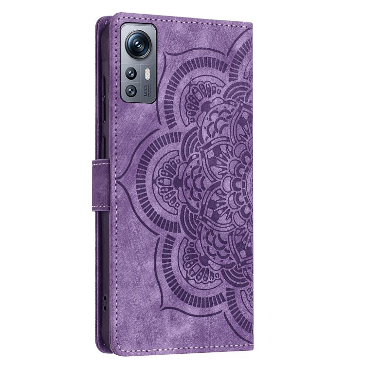 For Redmi Note 11S / 12S Mandala Embossed Retro Frosted Leather Phone Case